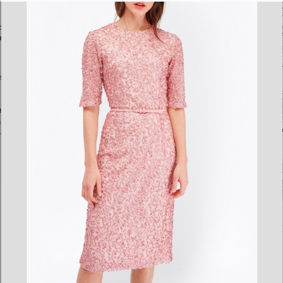 NWT French Connection Pink Sequin Dress - Picture 2 of 8